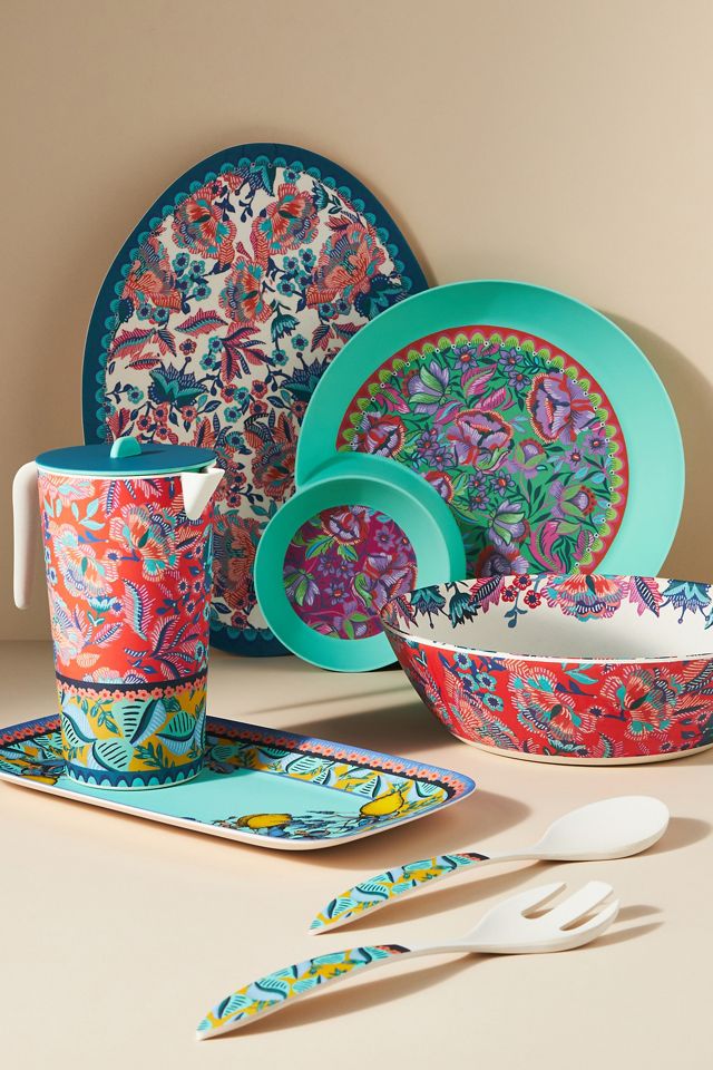 Alexandra Farmer The Flock Melamine Chip & Dip Platter #1