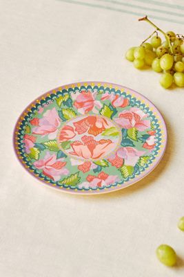 Alexandra Farmer The Flock Melamine Dinner Plate