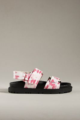 Pink sandals hot sale