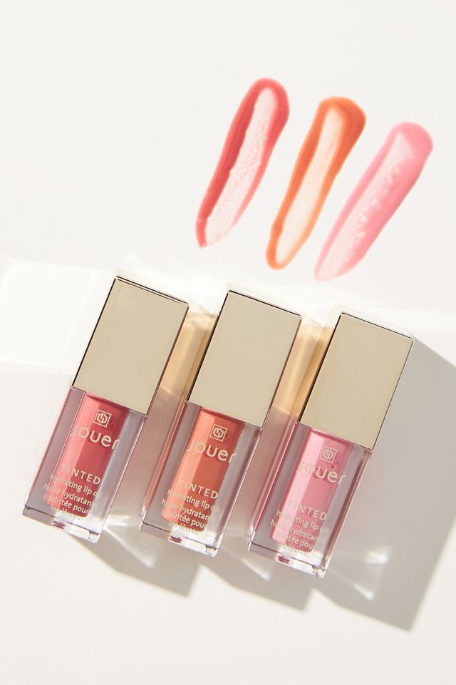 Jouer Cosmetics Bonnes Fêtes Deluxe Mini Lip Oil Trio Set #2