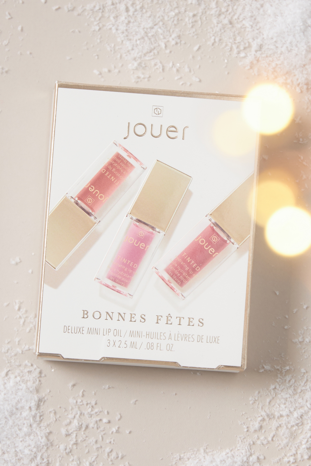 Jouer Cosmetics Bonnes Fêtes Deluxe Mini Lip Oil Trio Set