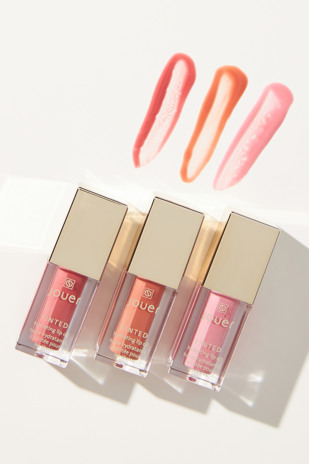 Jouer Cosmetics Bonnes Fêtes Deluxe Mini Lip Oil Trio Set