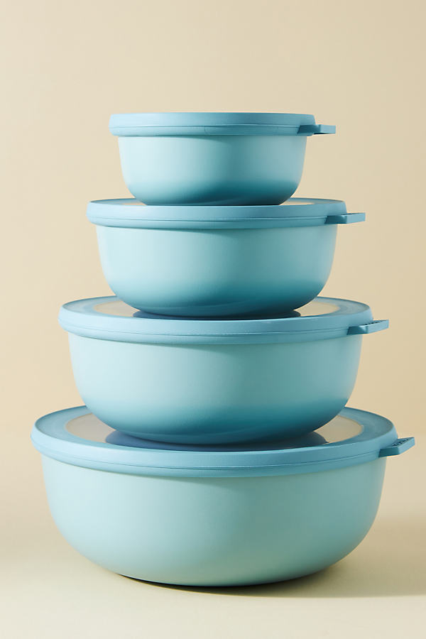 Mepal Criqula Storage Bowls, Set Of 4 In Blue