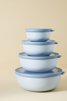Mepal Criqula Storage Bowls, Set Of 4 In Blue