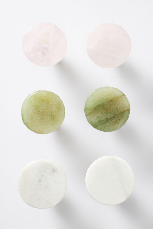 Amara Stone Knobs, Set of 2 #2