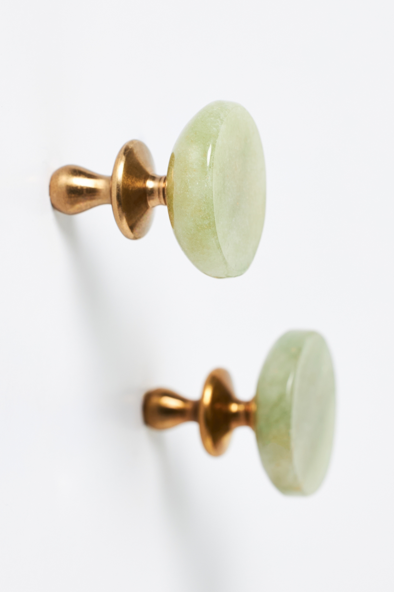 Amara Stone Knobs, Set of 2