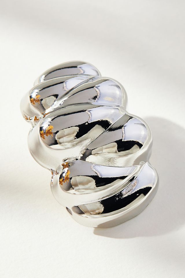 The Restored Vintage Collection: Swirled Metal Earrings #1