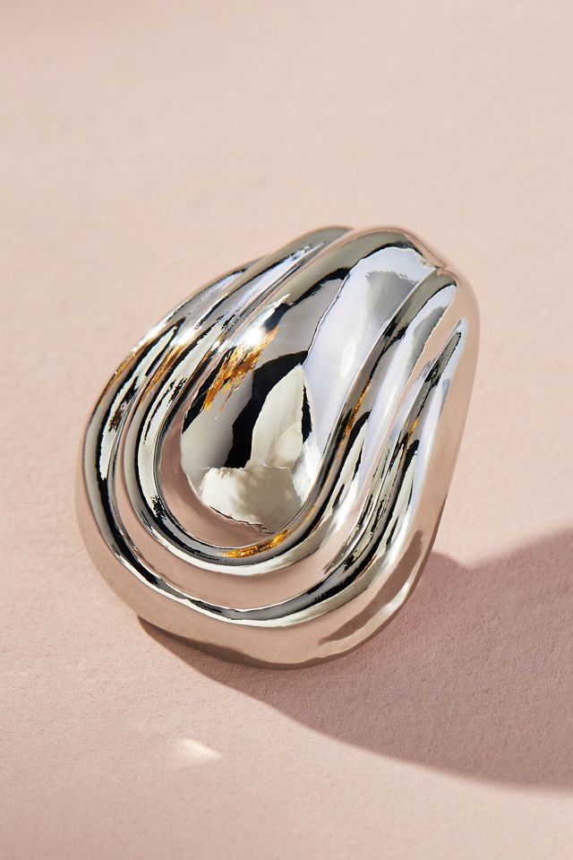 The Restored Vintage Collection: Grooved Drop Earrings #1