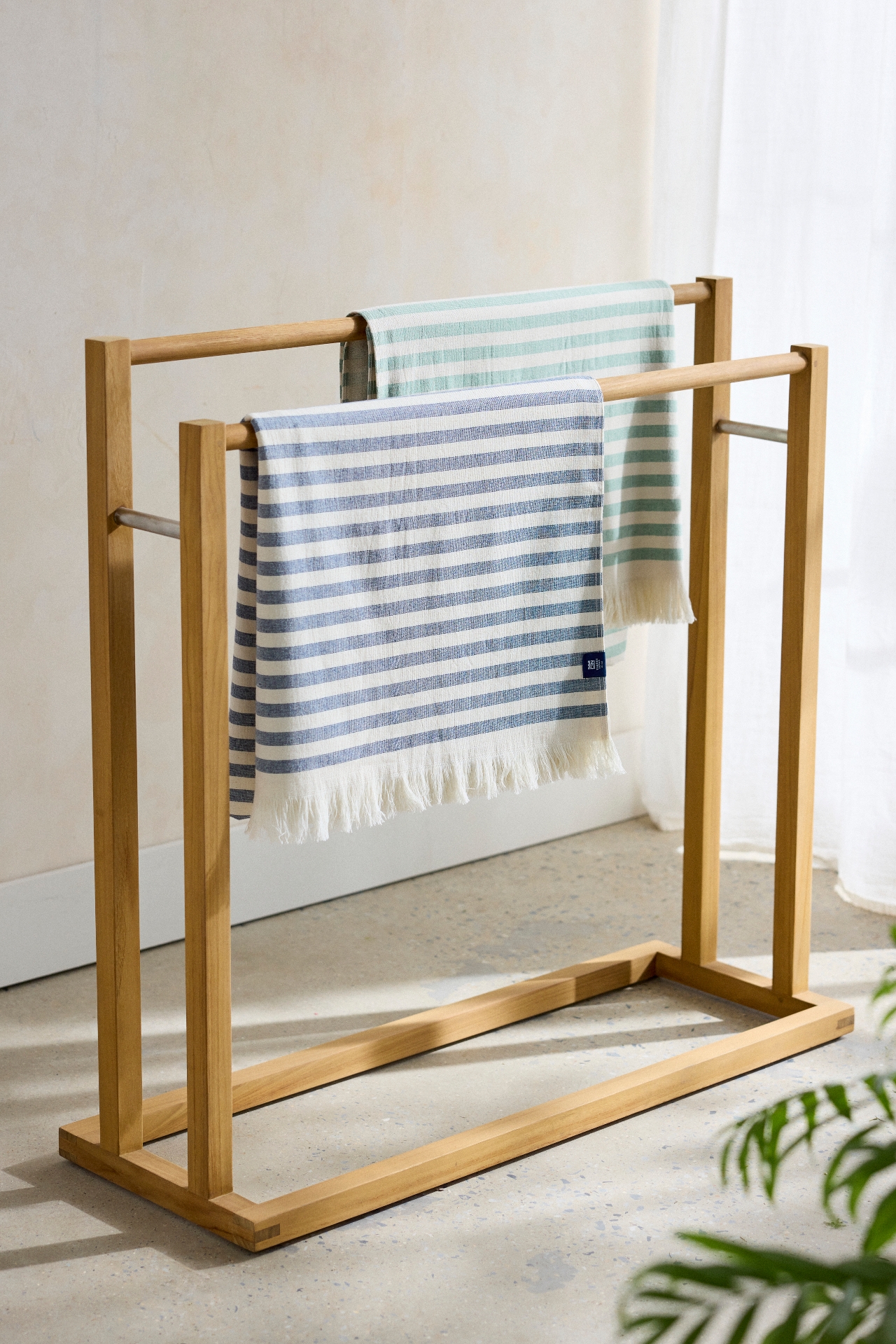 Teak Towel Rack