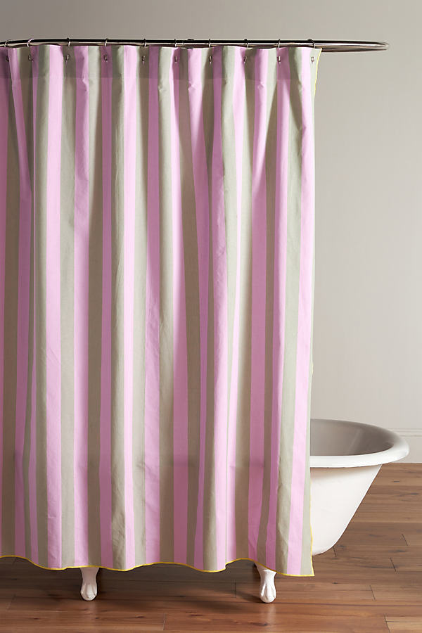 Maeve Striped Shower Curtain