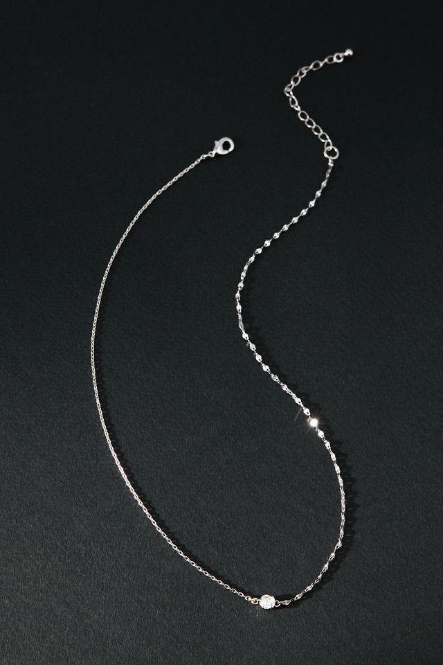 Small Crystal Pendant Necklace Anthropologie