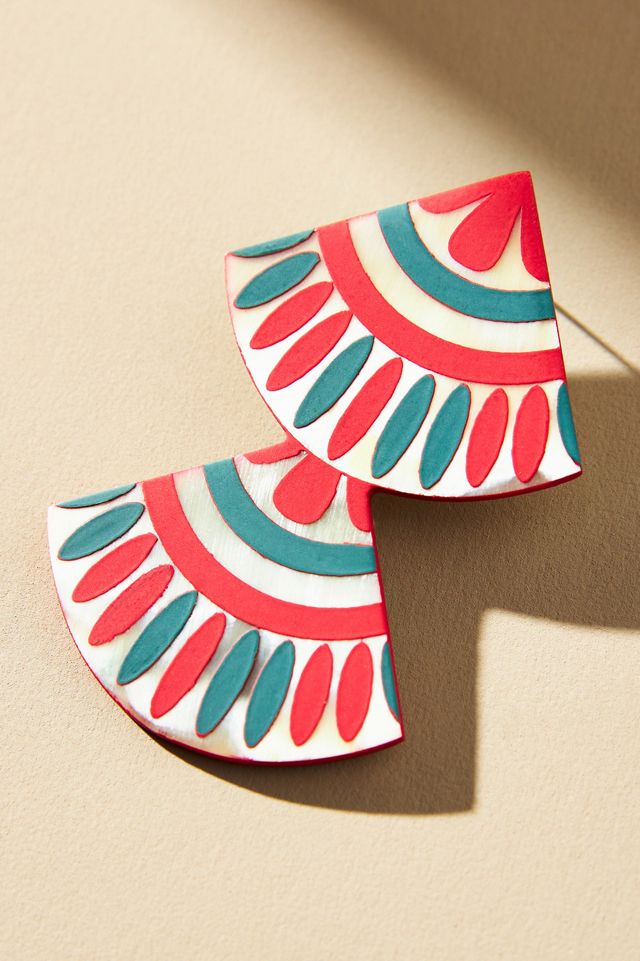 Sunshine Tienda Navidad Double Tile Drop Earrings #1