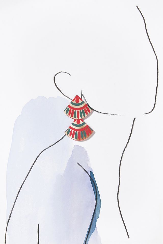 Sunshine Tienda Navidad Double Tile Drop Earrings #2