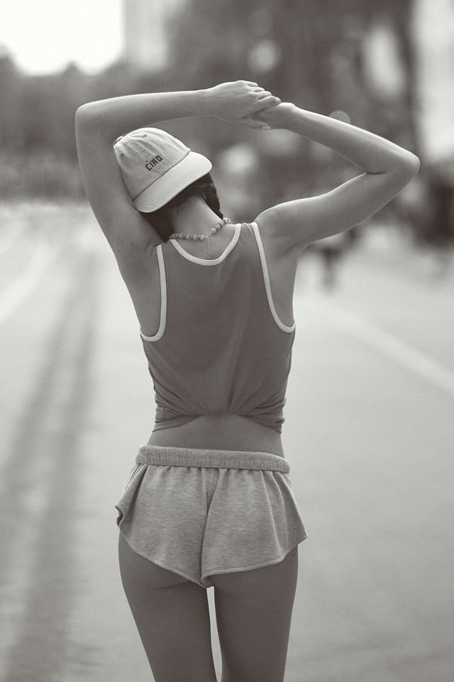 Clare V. Ciao Denim Baseball Cap #1