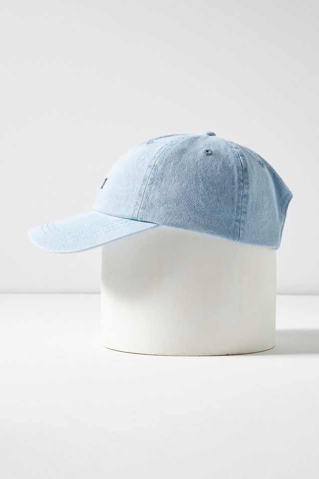 Clare V. Ciao Denim Baseball Cap #4