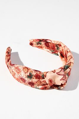 Shop By Anthropologie Everly Sunflower Knot Headband In Yellow