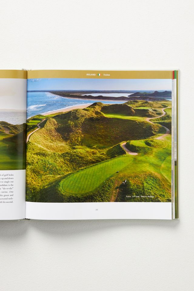 Golfing the British Isles: Leather Edition Hardcover Coffee Table Book #1