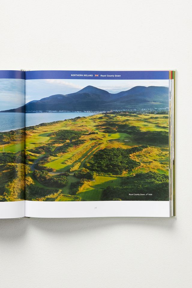 Golfing the British Isles: Leather Edition Hardcover Coffee Table Book #2