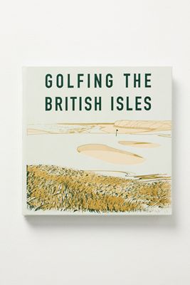Golfing the British Isles: Leather Edition Hardcover Coffee Table Book