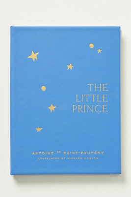 Anthropologie The Little Prince, Leather-bound Edition In Black