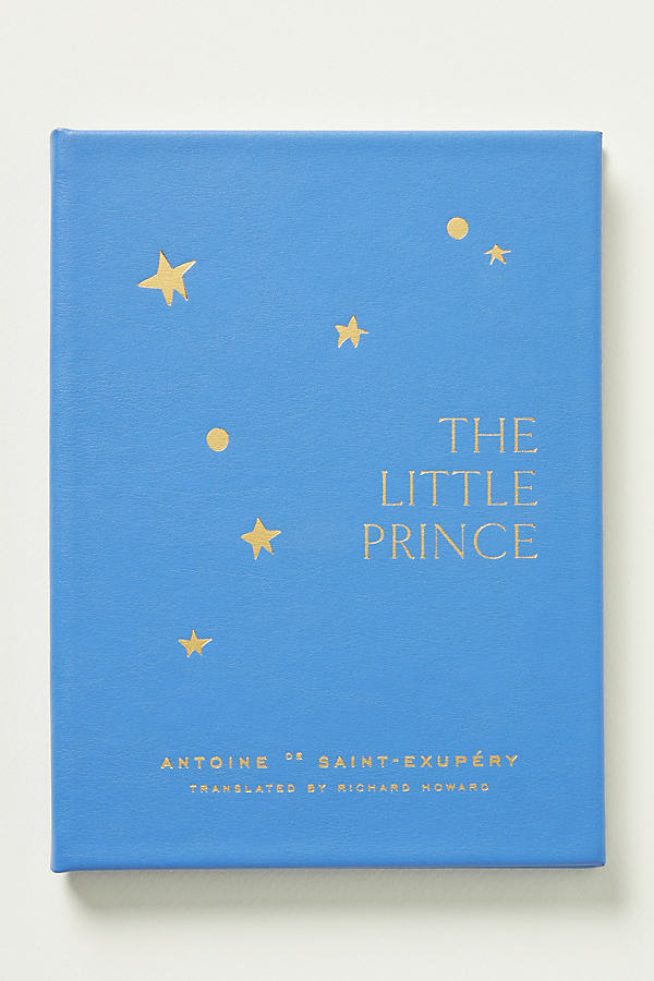 Anthropologie The Little Prince, Leather-bound Edition In Black
