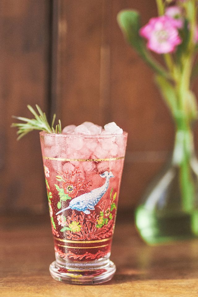 Lou Rota Mother Nature Juice Glass - Sky