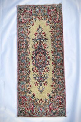 Blue Parakeet Rugs Antique Kerman Rug No. 2684