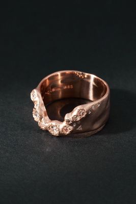Sirciam Jewelry Nebular Stacking Ring In Pink