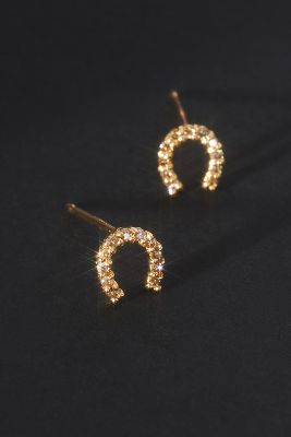 Set & Stones Alpine Stud Earrings In Gold