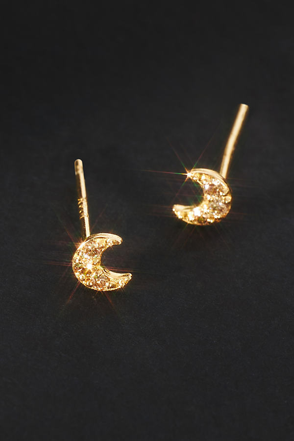 Set & Stones Claro Stud Earrings In Gold