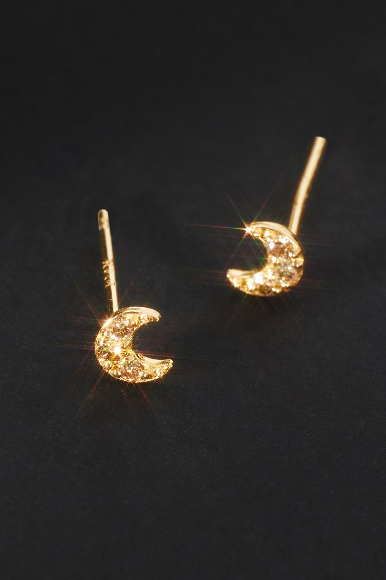Set & Stones Claro Stud Earrings - Gold, One Size