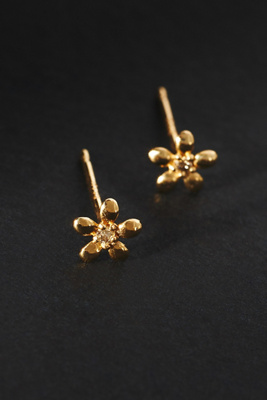 Set & Stones Moscow Stud Earrings In Gold