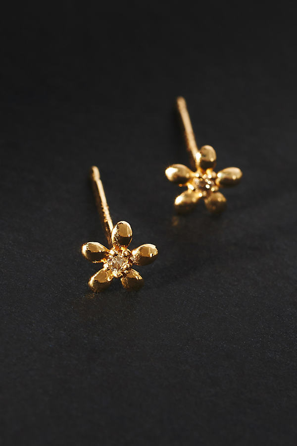 Set & Stones Moscow Stud Earrings In Gold