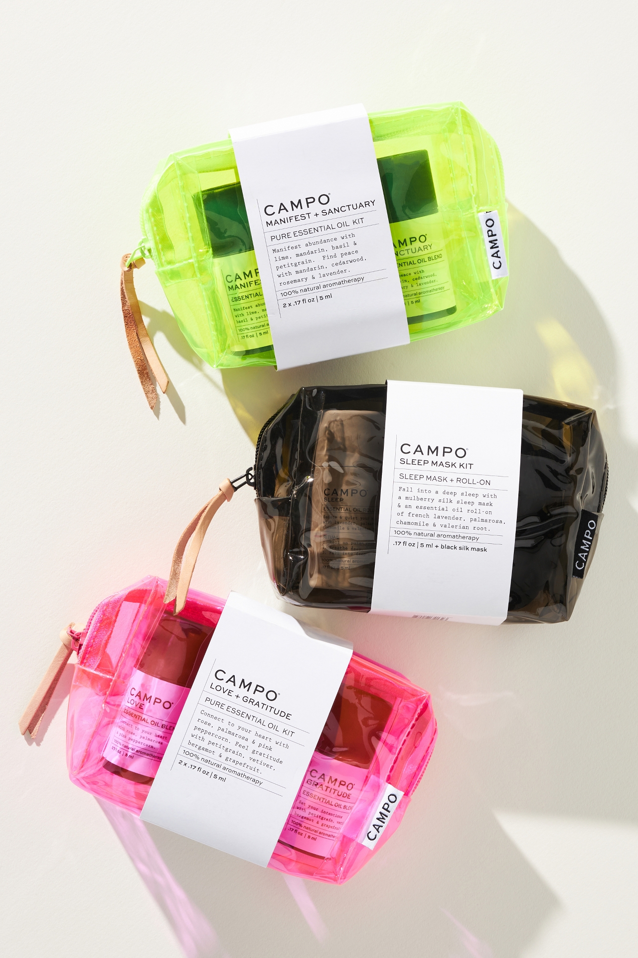 CAMPO MANIFEST + SANCTUARY Pure Essential Oil Kit