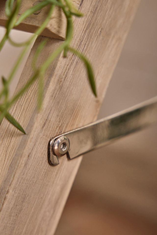 3-Tier Folding Teak Plant Stand #2