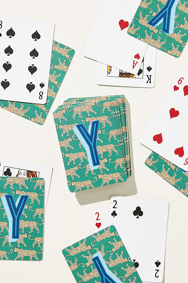 Clairebella Maya Monogrammed Playing Cards