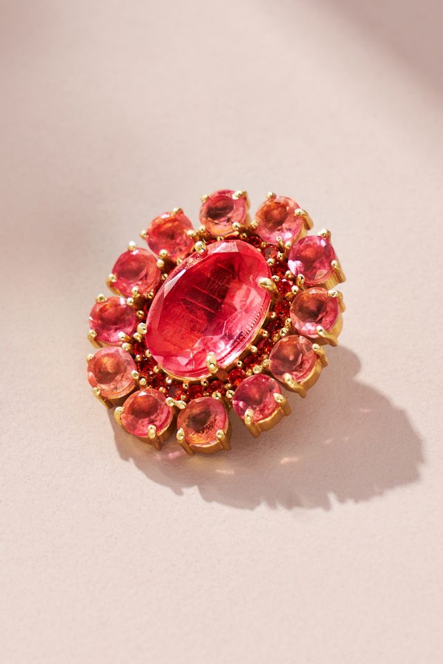 Atelier Mon Pink Stone Brooch