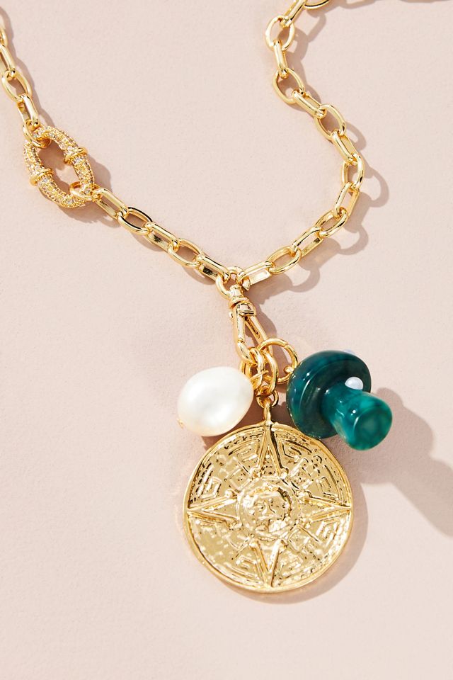 Compass Charm Necklace #2