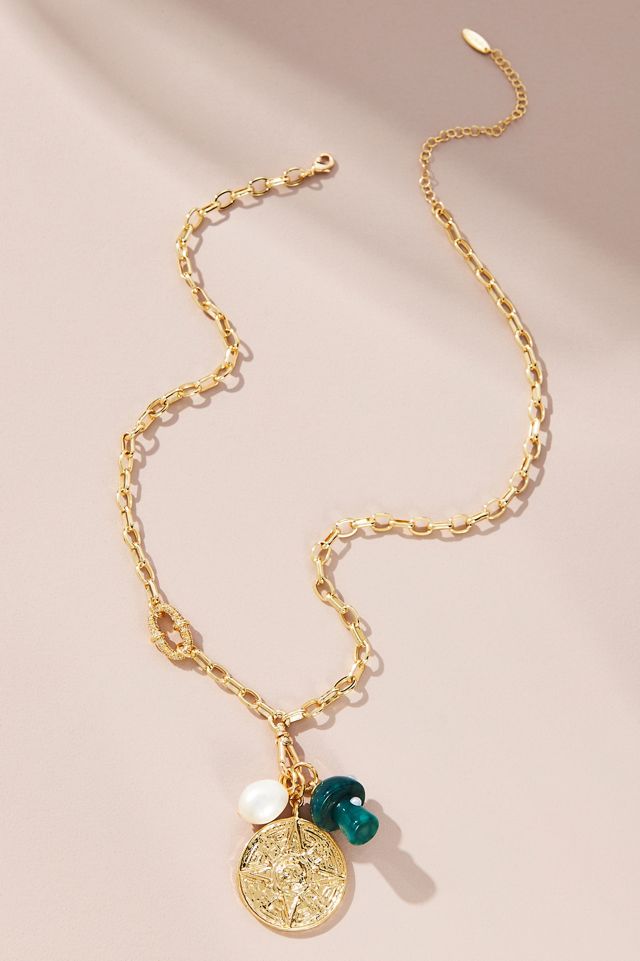 Compass Charm Necklace #1