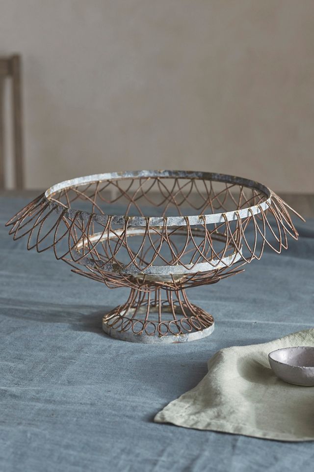 Low Wire Urn Planter #1