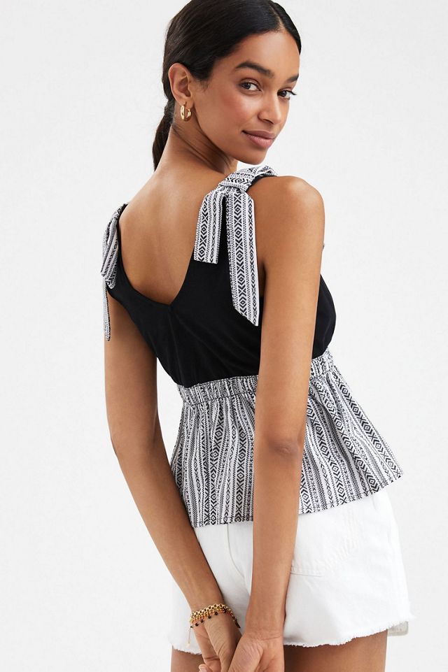 Dolan V-Neck Tie Tank #1