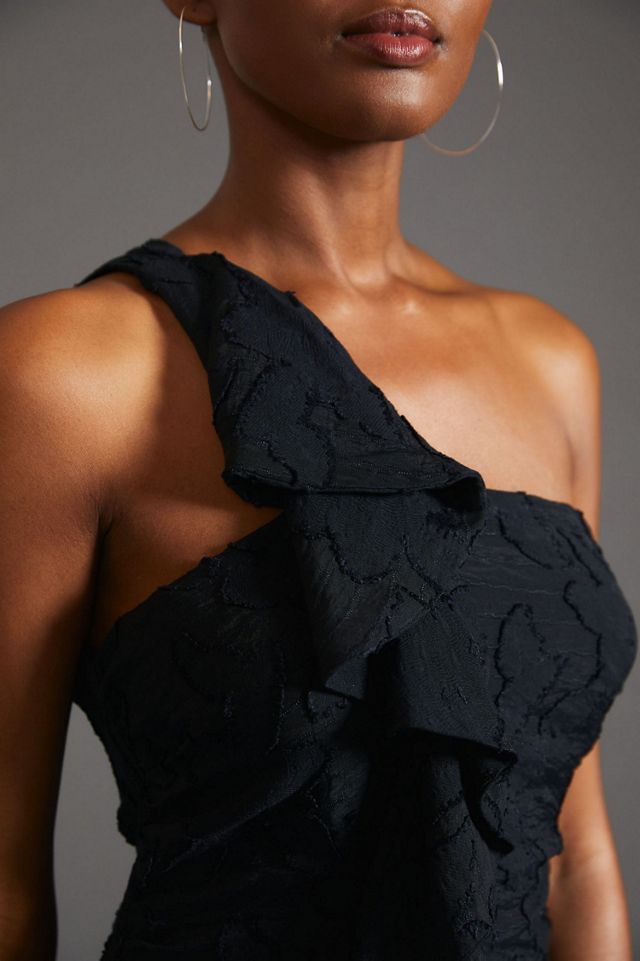 Ruffled One Shoulder Mini Dress #2