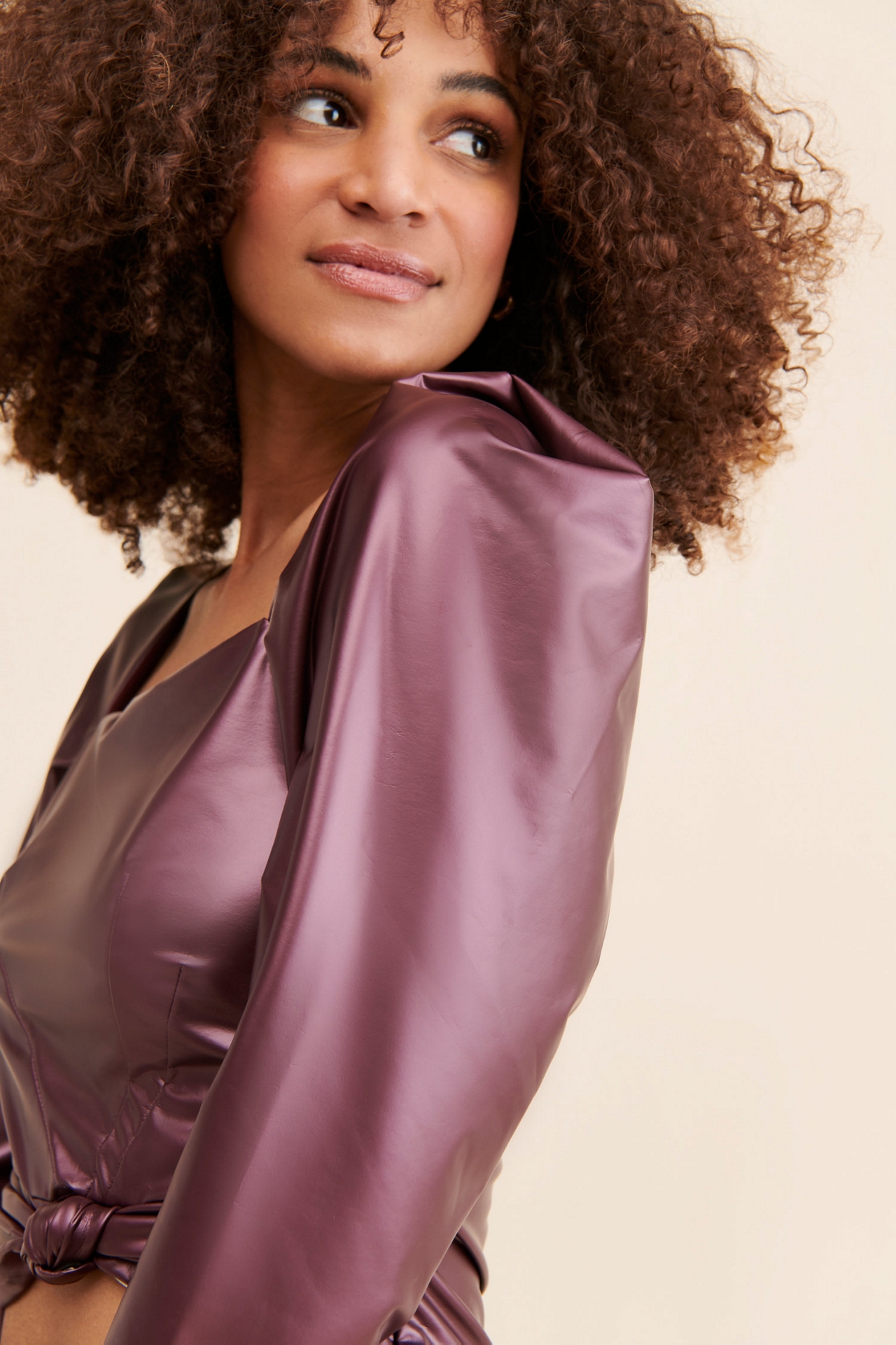 Hutch Vegan Leather Rumer Top