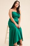 Hutch Strapless Ruffled Gown