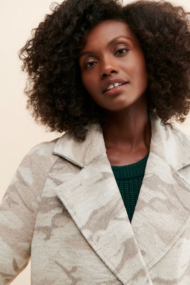 Avec Les Filles Camo Printed Overcoat #2