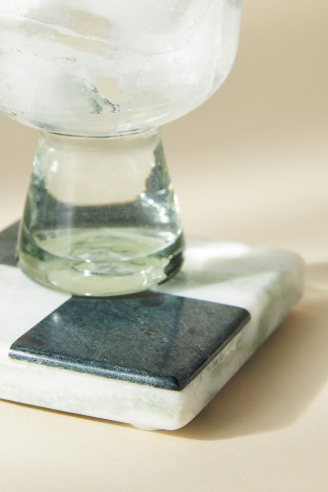 Josie Checkered Marble Coaster #2