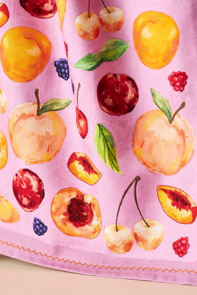 Stone Fruit Dish Towel #1