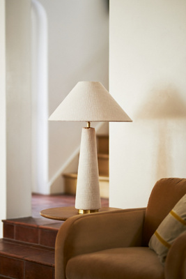 Lulu Linen Empire Buffet Table Lamp