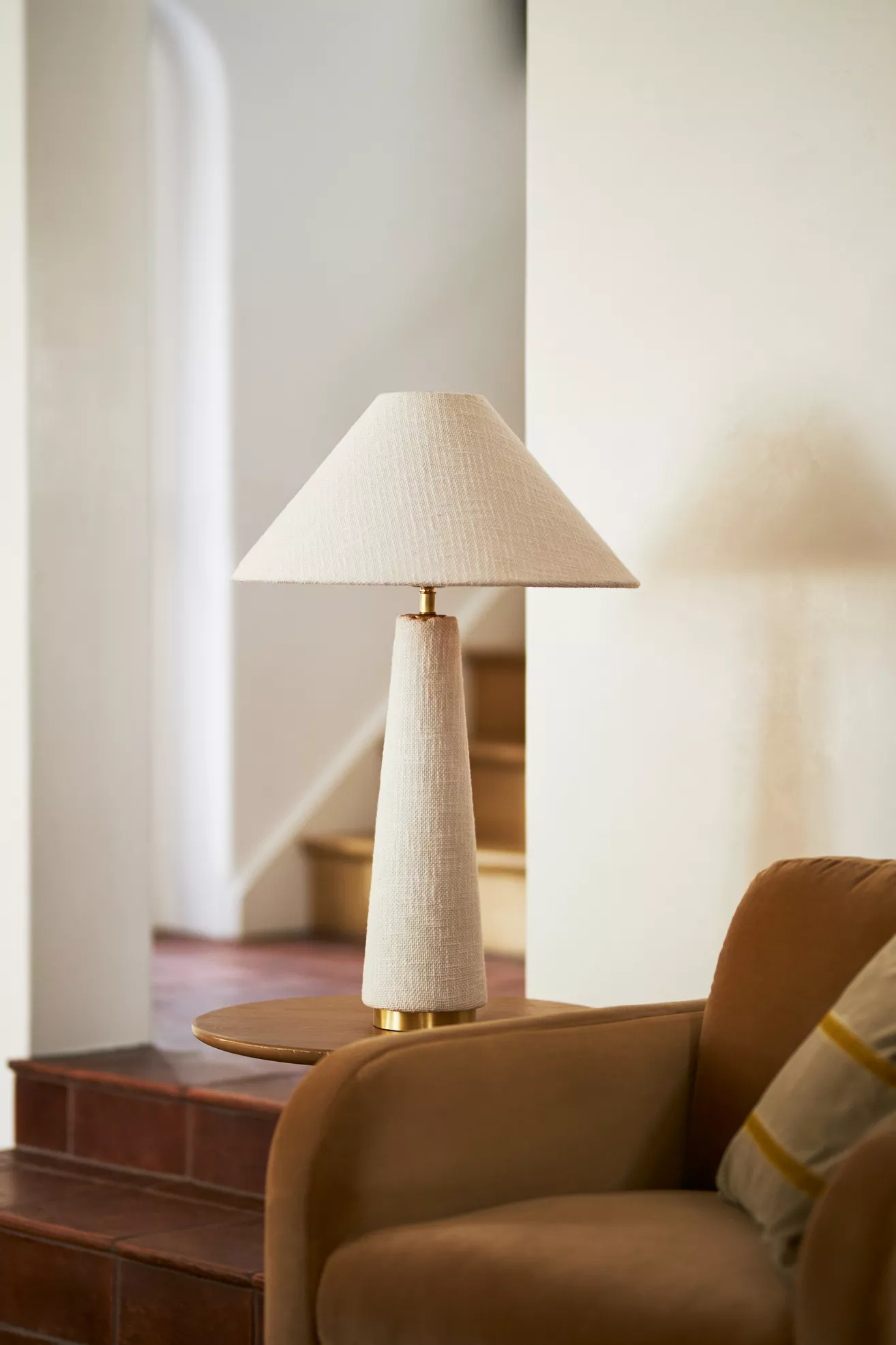 Lulu Linen Empire Buffet Table Lamp