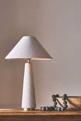 Lulu Linen Empire Buffet Table Lamp - Thumbnail 2
